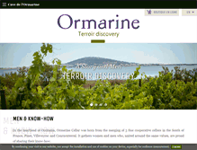 Tablet Screenshot of cave-ormarine.com